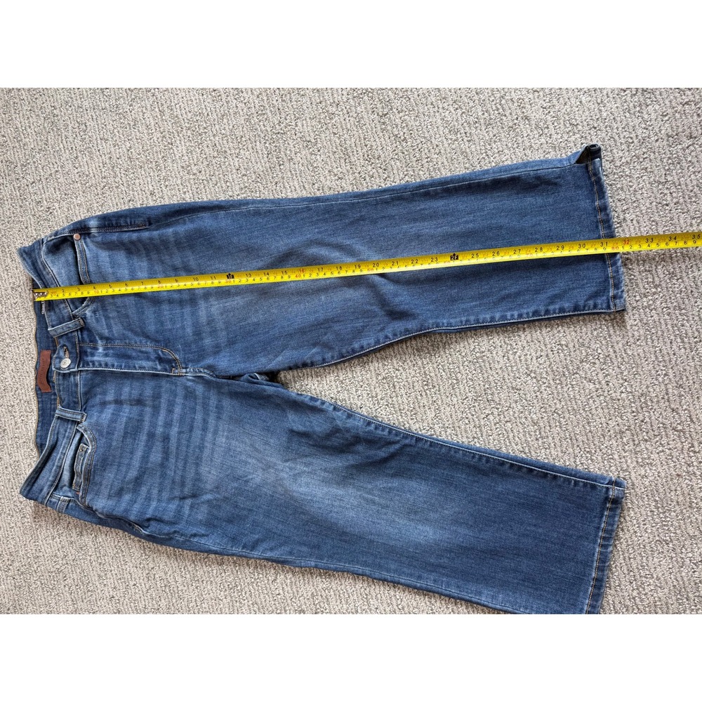 Judy Blue Skinny Fit Capri Jeans Medium Wash Side Slit 14W JB72113MD-CO-PL - Picture 6 of 8